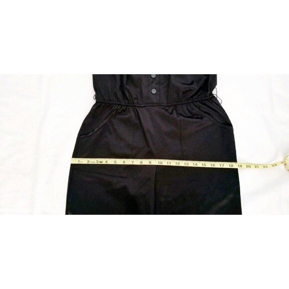 Twenty One Women's Black Strapless Button-Front Jumpsuit Size Medium - Picture 13 of 15